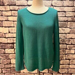 Chico's Teal Pullover Long Sleeve Sweater Size Small